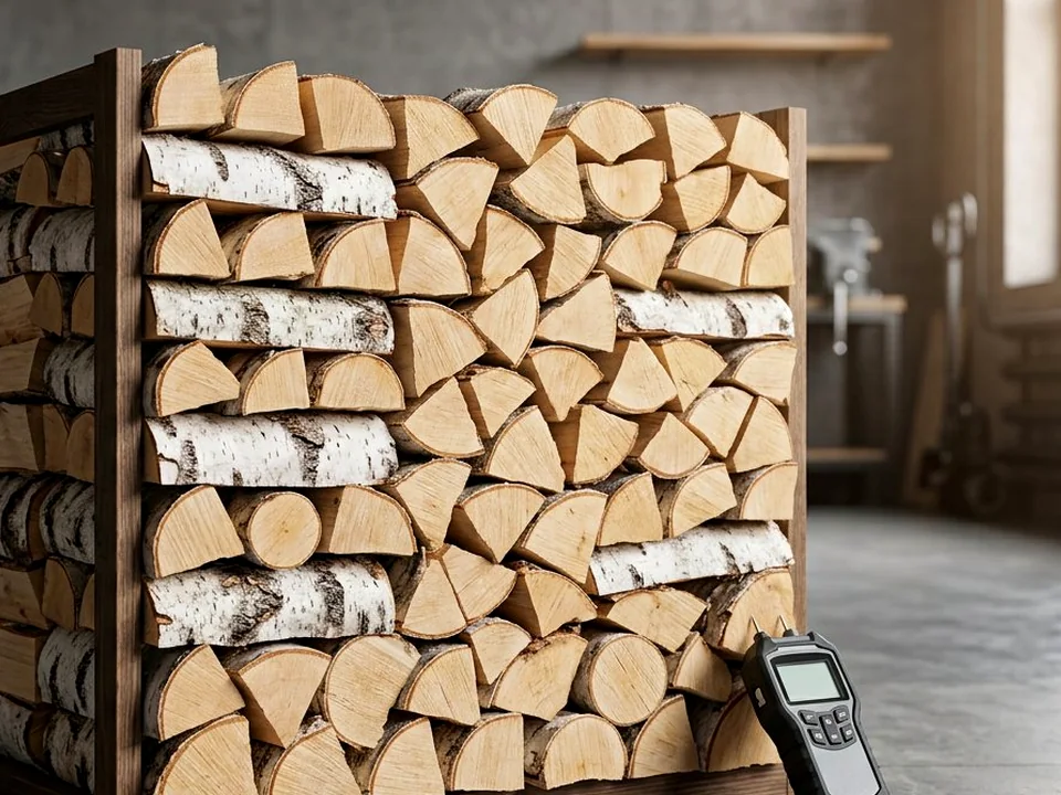 Ракурс 3: Берёзовые дрова естественной сушки